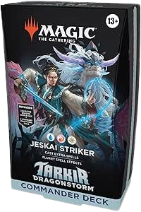 Jeskai Striker: Takir Dragonstorm Commander Deck - Magic: the Gathering