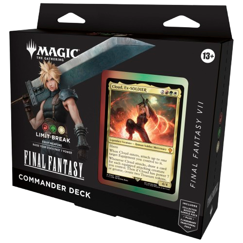 Magic the Gathering: Final Fantasy VII Cloud Limit Break Commander Deck