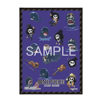One Piece Card Game Official Sleeves - Jewelry Bonney | Brook and Laboon | Enel | Roronoa Zoro
