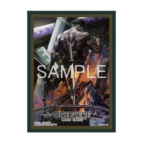 One Piece Card Game Official Sleeves - Jewelry Bonney | Brook and Laboon | Enel | Roronoa Zoro